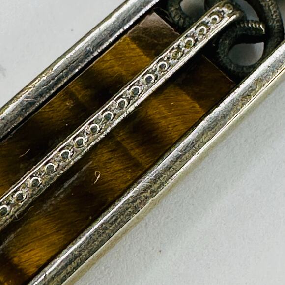 Vintage Victorian Watch Fob Chain with Decorative Locket - Picture 8 of 9